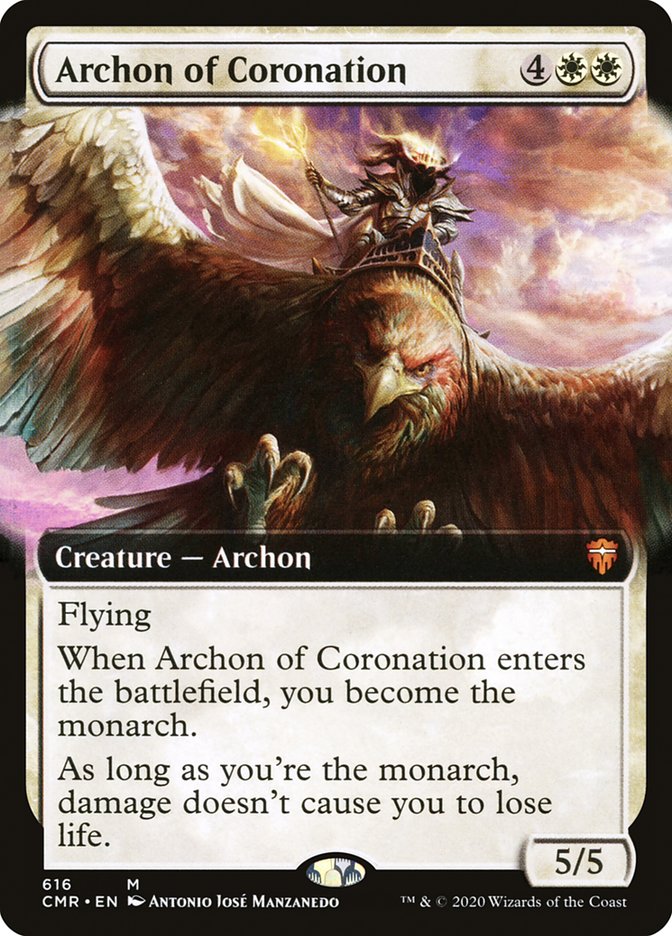 Archon of Coronation (Extended Art) [Commander Legends] | Total Play