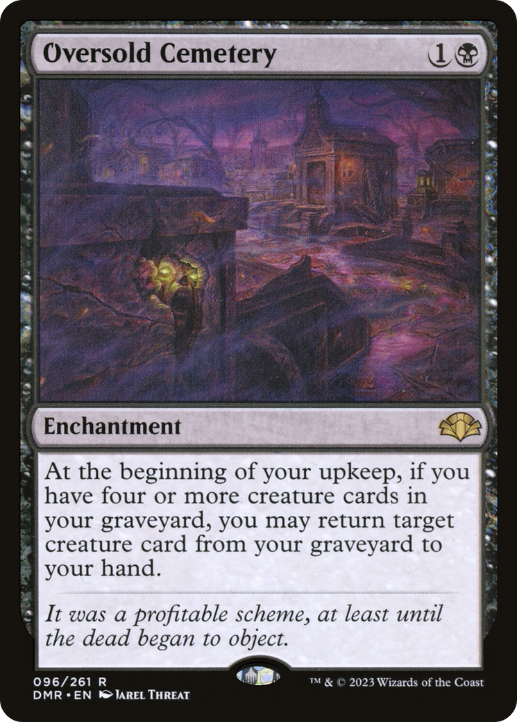 Oversold Cemetery [Dominaria Remastered] | Total Play