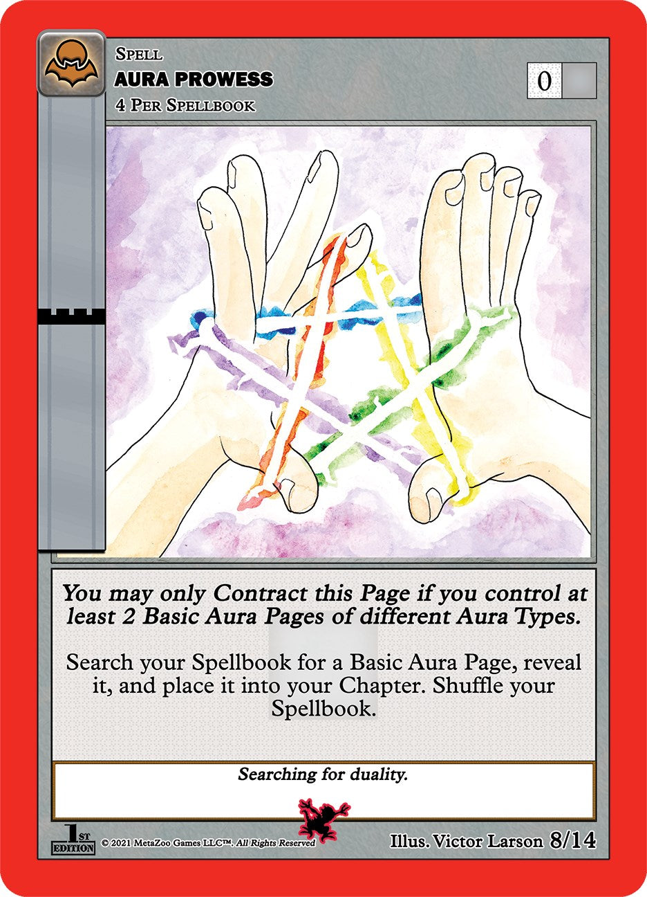 Aura Prowess (Moca Vampire) [Cryptid Nation: Nightfall First Edition Release Event Deck] | Total Play