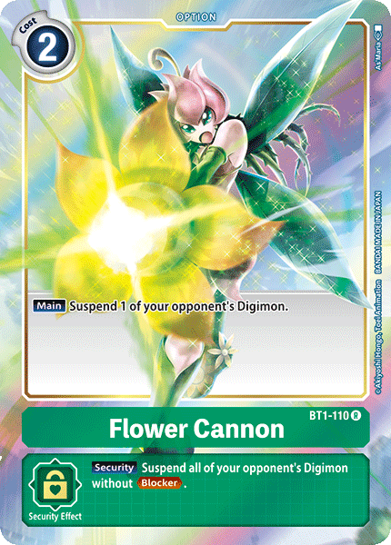 Flower Cannon [BT1-110] (Alternate Art) [Release Special Booster Ver.1.0] | Total Play