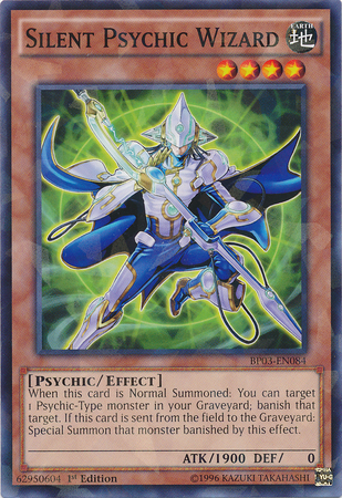 Silent Psychic Wizard [BP03-EN084] Shatterfoil Rare | Total Play