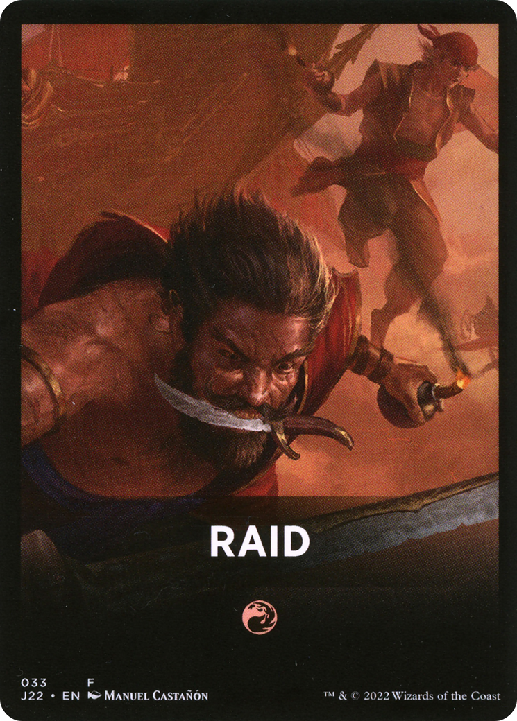 Raid Theme Card [Jumpstart 2022 Front Cards] | Total Play