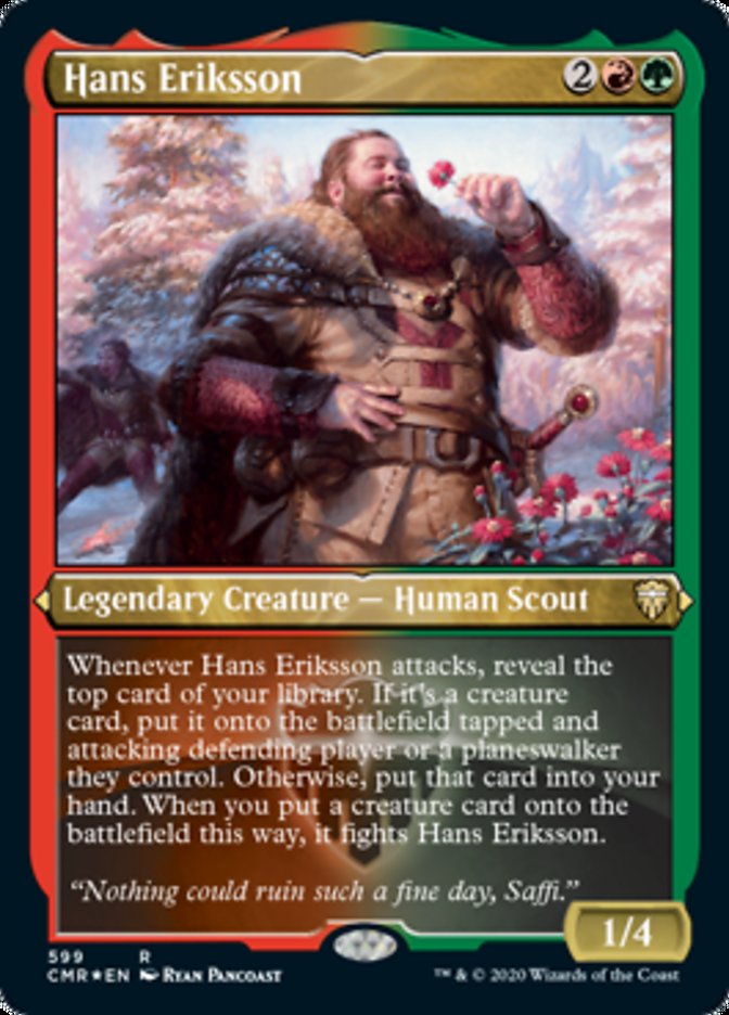 Hans Eriksson (Etched) [Commander Legends] | Total Play