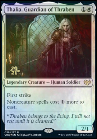 Thalia, Guardian of Thraben [Innistrad: Crimson Vow Prerelease Promos] | Total Play