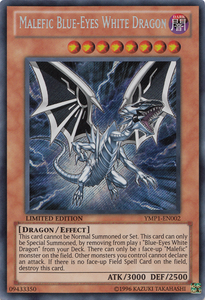 Malefic Blue-Eyes White Dragon [YMP1-EN002] Secret Rare | Total Play