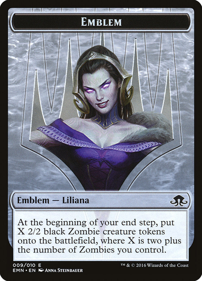 Liliana, the Last Hope Emblem [Eldritch Moon Tokens] | Total Play