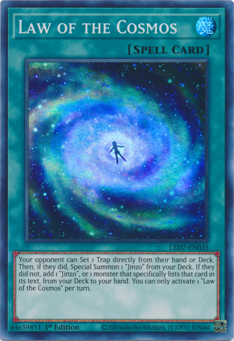 Law of the Cosmos [LED7-EN035] Super Rare | Total Play