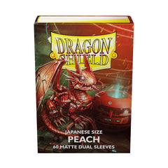 Dragon Shield: Japanese Size 60ct Sleeves - Peach (Dual Matte) | Total Play