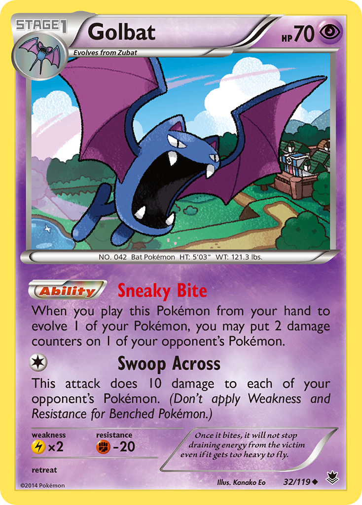 Golbat (32/119) [XY: Phantom Forces] | Total Play