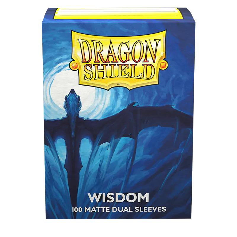 Dragon Shield: Standard 100ct Sleeves - Wisdom (Dual Matte) | Total Play