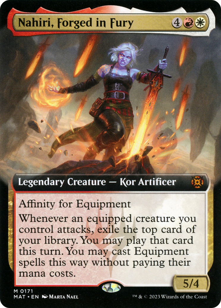 Nahiri, Forged in Fury (Extended Art) [March of the Machine: The Aftermath] | Total Play