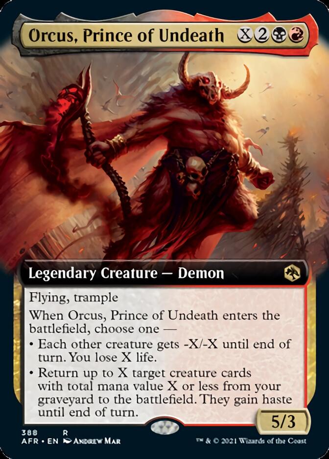 Orcus, Prince of Undeath (Extended Art) [Dungeons & Dragons: Adventures in the Forgotten Realms] | Total Play