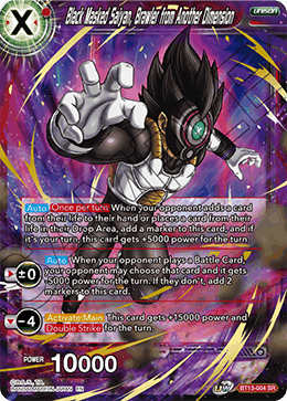 Black Masked Saiyan, Brawler from Another Dimension (BT13-004) [Supreme Rivalry] | Total Play