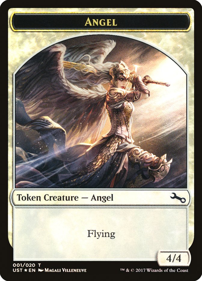 Angel // Angel Double-Sided Token [Unstable Tokens] | Total Play