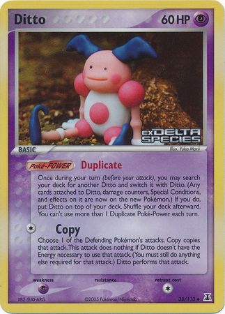 Ditto (38/113) (Stamped) [EX: Delta Species] | Total Play