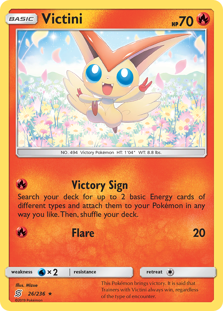 Victini (26/236) [Sun & Moon: Unified Minds] | Total Play