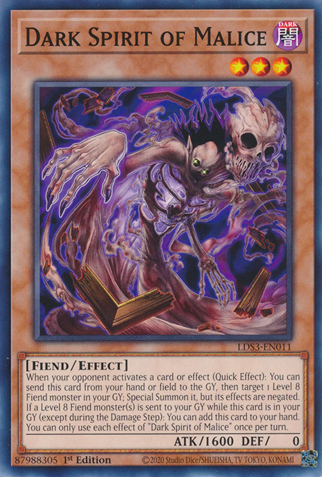 Dark Spirit of Malice [LDS3-EN011] Common | Total Play