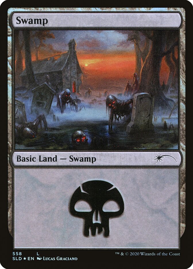Swamp (Reanimated) (558) [Secret Lair Drop Promos] | Total Play
