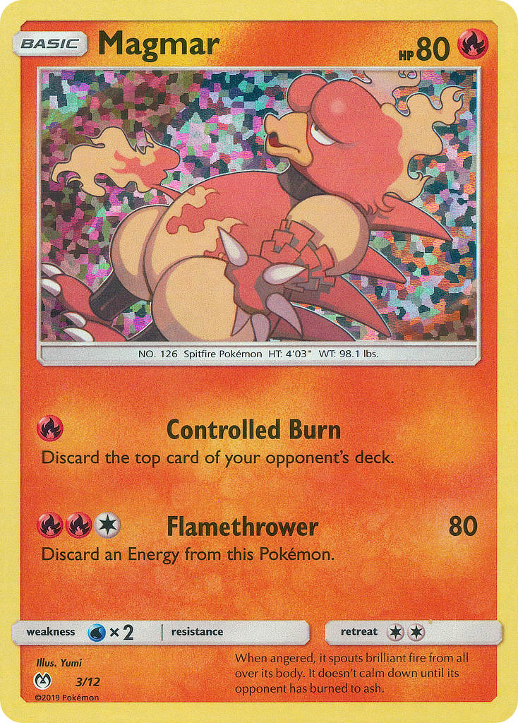 Magmar (3/12) [McDonald's Promos: 2019 Collection] | Total Play