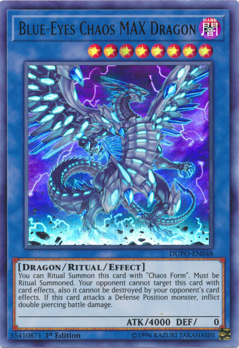 Blue-Eyes Chaos MAX Dragon [DUPO-EN048] Ultra Rare | Total Play