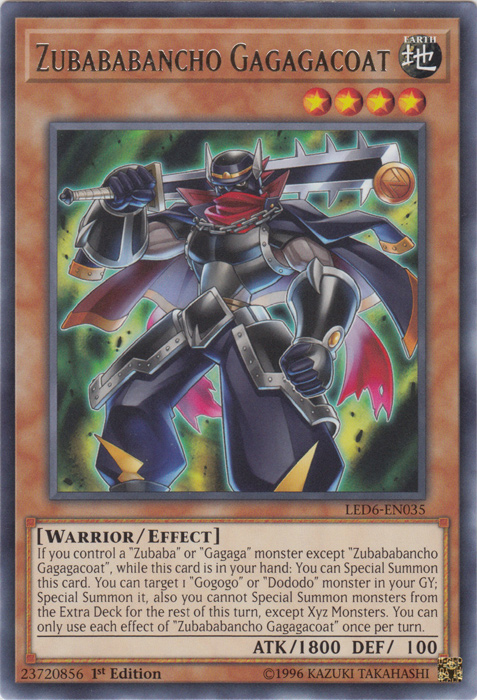 Zubababancho Gagagacoat [LED6-EN035] Rare | Total Play