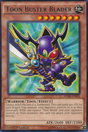 Toon Buster Blader [BOSH-EN038] Rare | Total Play