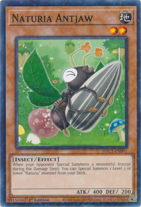 Naturia Antjaw (Duel Terminal) [HAC1-EN097] Common | Total Play