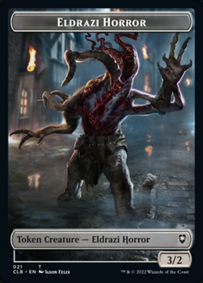 Horror // Eldrazi Horror Double-Sided Token [Commander Legends: Battle for Baldur's Gate Tokens] | Total Play