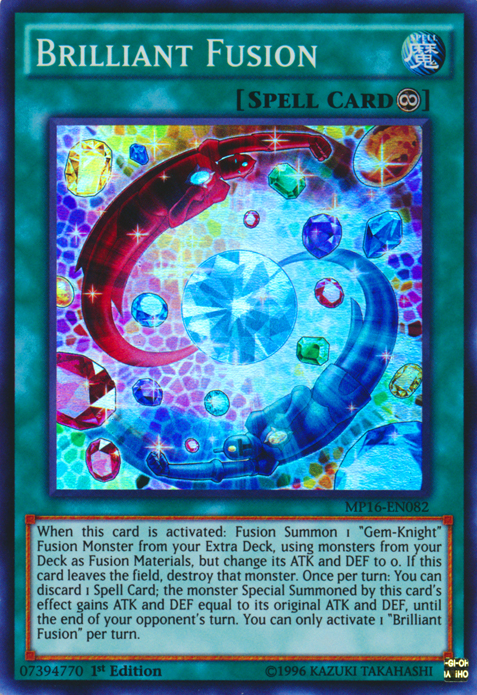 Brilliant Fusion [MP16-EN082] Super Rare | Total Play