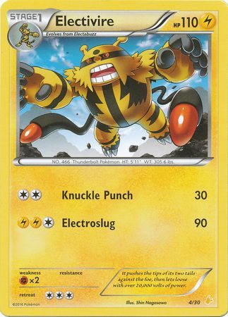 Electivire (4/30) [XY: Trainer Kit 3 - Pikachu Libre] | Total Play