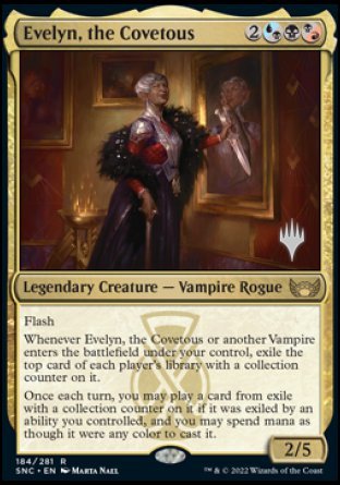 Evelyn, the Covetous (Promo Pack) [Streets of New Capenna Promos] | Total Play