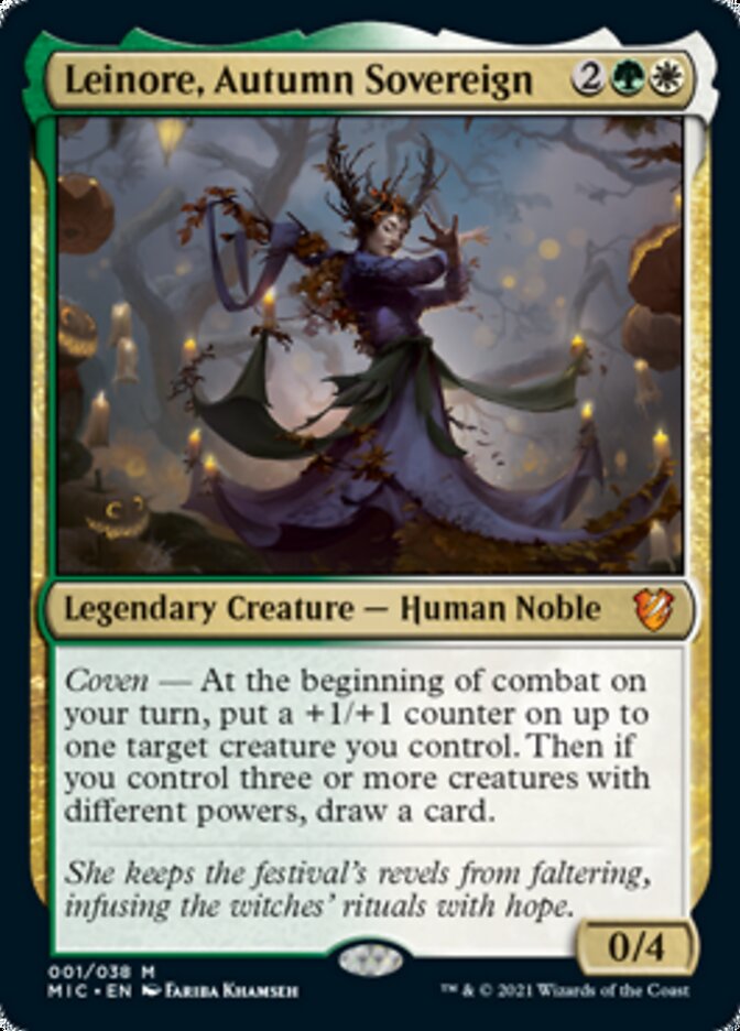 Leinore, Autumn Sovereign (Display Commander) [Innistrad: Midnight Hunt Commander] | Total Play