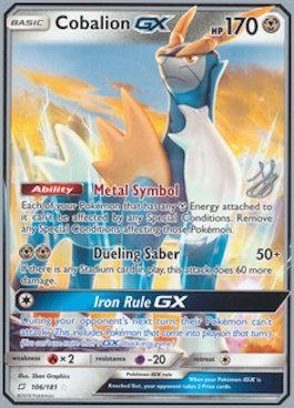 Cobalion GX (106/181) (Perfection - Henry Brand) [World Championships 2019] | Total Play