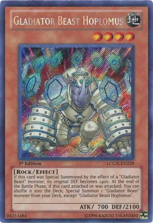 Gladiator Beast Hoplomus [LCGX-EN239] Secret Rare | Total Play