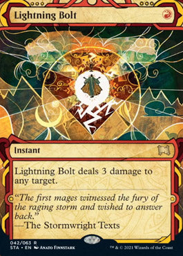 Lightning Bolt (Foil Etched) [Strixhaven: School of Mages Mystical Archive] | Total Play