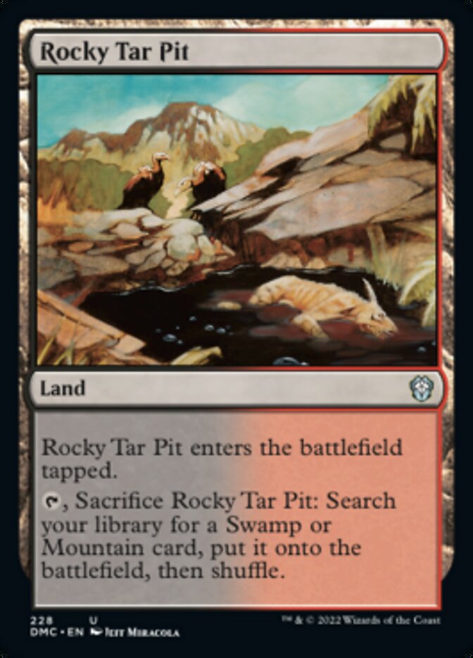 Rocky Tar Pit [Dominaria United Commander] | Total Play