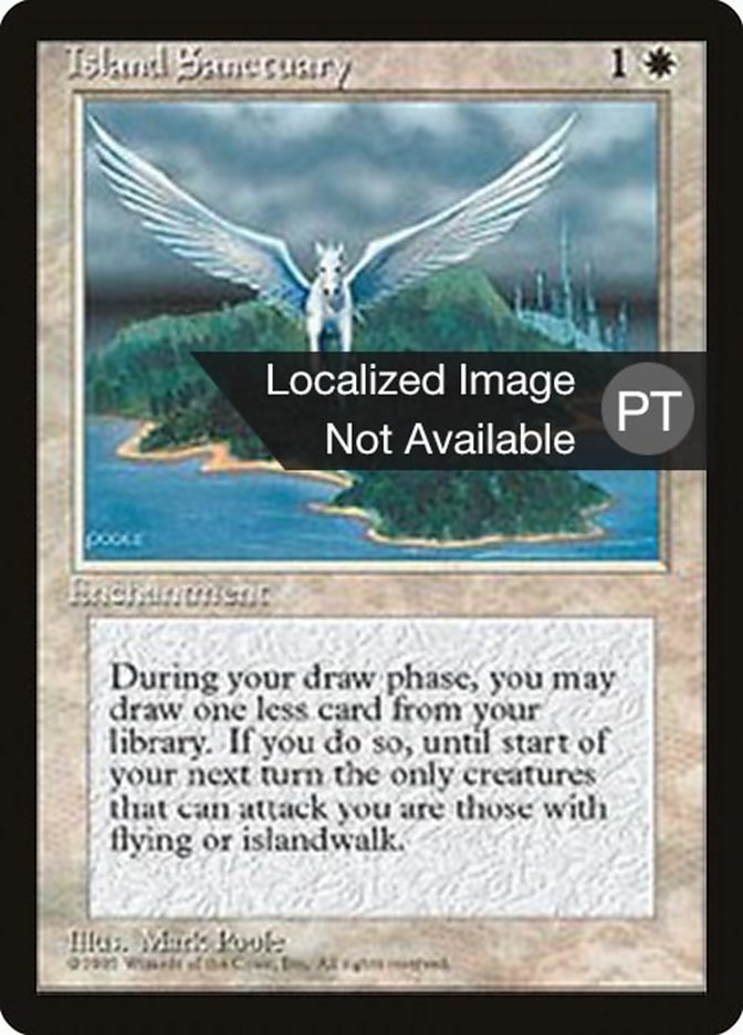 Island Sanctuary [Fourth Edition (Foreign Black Border)] | Total Play