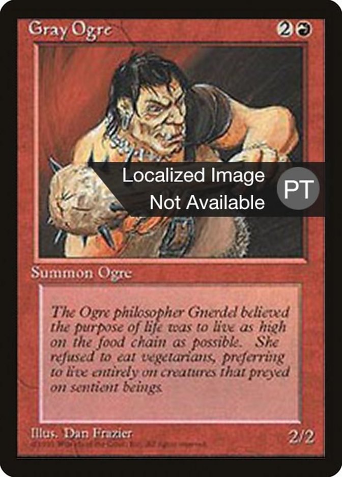Gray Ogre [Fourth Edition (Foreign Black Border)] | Total Play