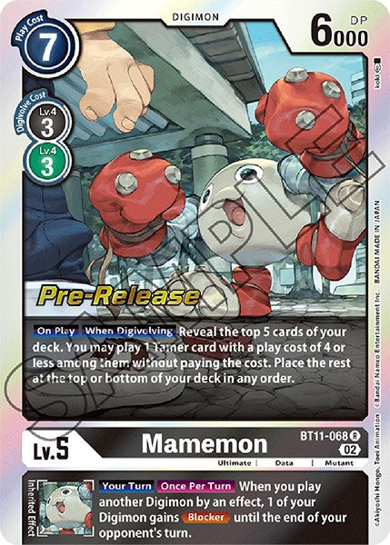 Mamemon [BT11-068] [Dimensional Phase Pre-Release Promos] | Total Play