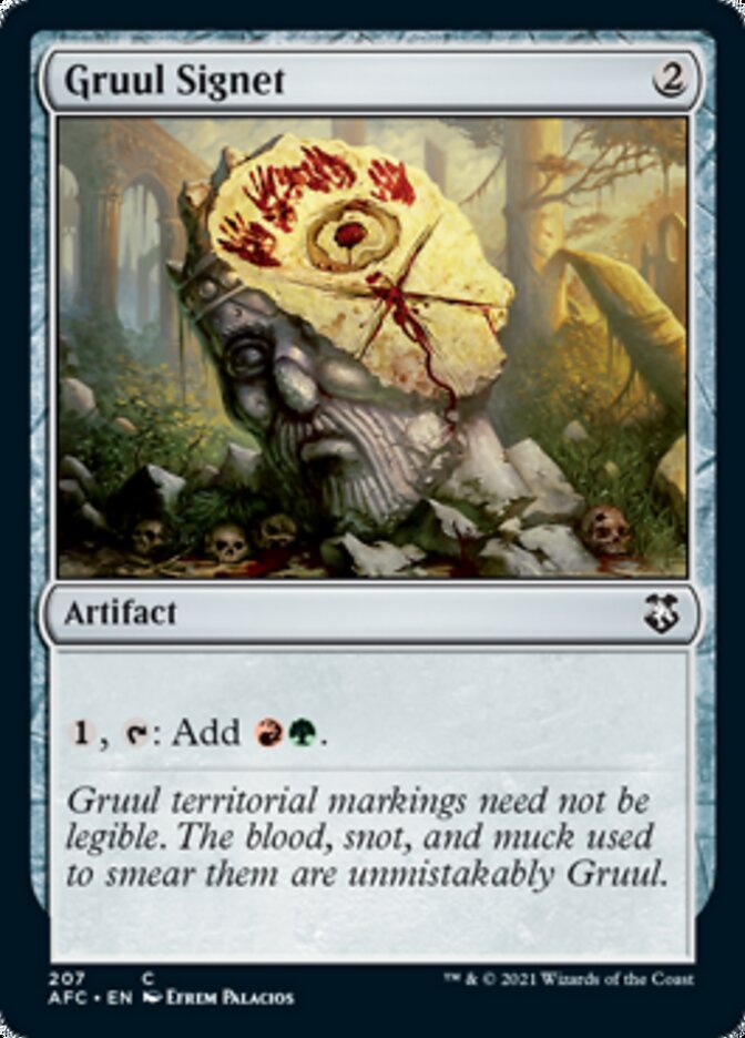 Gruul Signet [Dungeons & Dragons: Adventures in the Forgotten Realms Commander] | Total Play