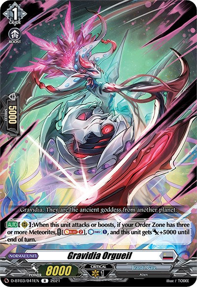 Gravidia Orgueil (D-BT03/041EN) [Advance of Intertwined Stars] | Total Play