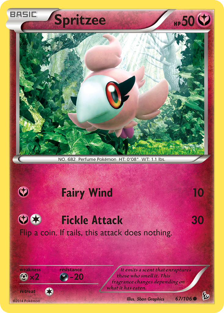 Spritzee (67/106) [XY: Flashfire] | Total Play