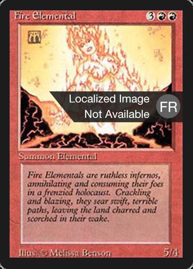 Fire Elemental [Foreign Black Border] | Total Play