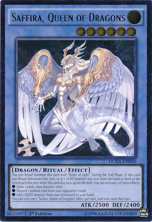 Saffira, Queen of Dragons (UTR) [DUEA-EN050] Ultimate Rare | Total Play