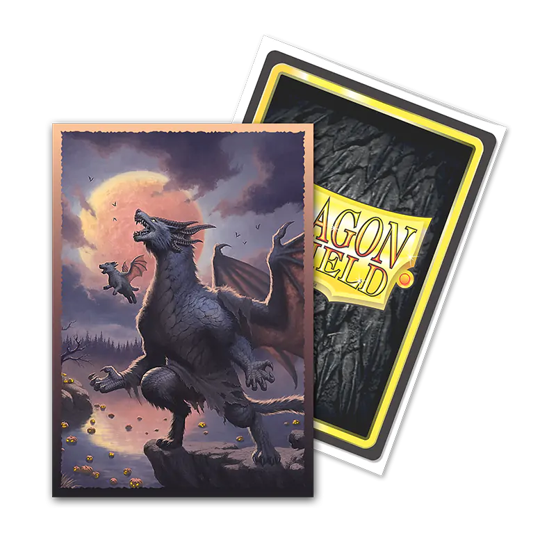 Dragon Shield: Japanese Size 60ct Brushed Art Sleeves - Halloween (2023) | Total Play