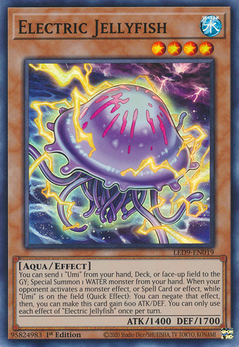 Electric Jellyfish [LED9-EN019] Super Rare | Total Play