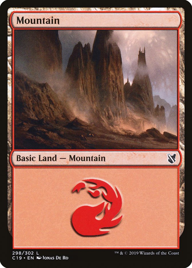 Mountain (298) [Commander 2019] | Total Play