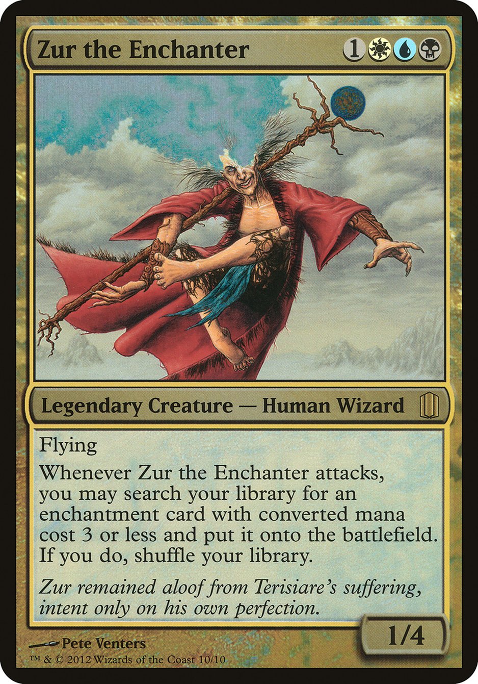 Zur the Enchanter (Oversized) [Commander's Arsenal Oversized] | Total Play