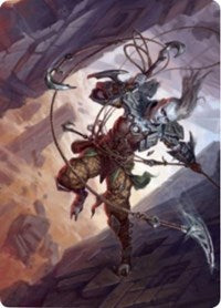 Akiri, Fearless Voyager Art Card [Zendikar Rising Art Series] | Total Play