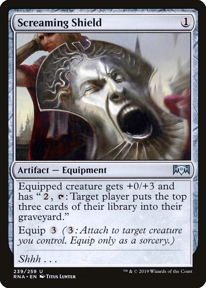 Screaming Shield [Ravnica Allegiance] | Total Play